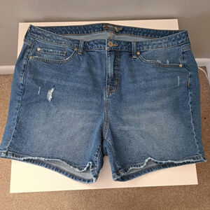 Torrid Denim Mid Rise 5" Blue Jean Shorts Women's Plus 20